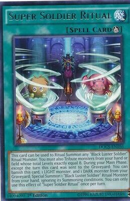 Super Soldier Ritual - DOCS-EN056 - Rare 1st Edition
Dimension of Chaos 1st Edition Singles