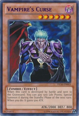 Vampire&#39;s Curse - DL16-EN003 - Rare
Yu-Gi-Oh! Promo Cards (Espanol)