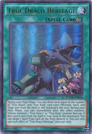 True Draco Heritage - MACR-EN054 - Ultra Rare Unlimited
Maximum Crisis Unlimited Singles