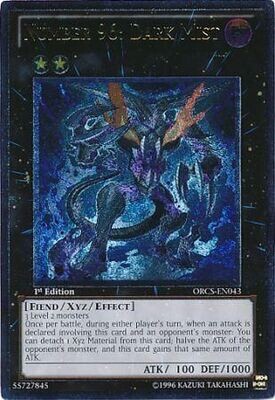 Ultimate Rare - Number 96: Dark Mist - ORCS-EN043 1st Edition
Order of Chaos 1st Edition Singles (Danado)