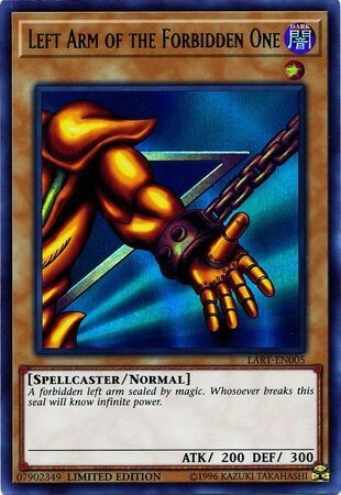 Left Arm of the Forbidden One - LART-EN005 - Ultra Rare
The Lost Art Promotion (Espanol)