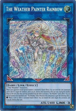 The Weather Painter Rainbow - SPWA-EN035 - Secret Rare 1st Edition Spirit Warriors Singles (español)