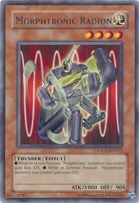 Morphtronic Radion - CSOC-EN011 - Rare Unlimited
Crossroads of Chaos [CSOC] Unlimited Singles