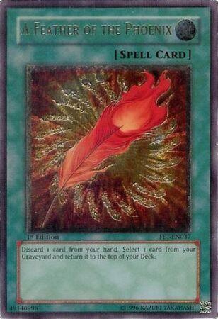 Ultimate Rare - A Feather of the Phoenix - FET-EN037 1st Edition
Flaming Eternity [FET] 1st Edition Singles