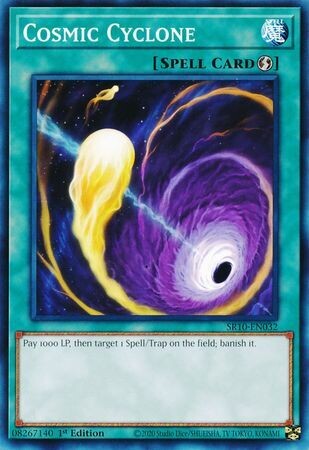 Cosmic Cyclone - SR10-EN032 - Common 1st Edition
Structure Deck: Mechanized Madness 1st Edition Singles