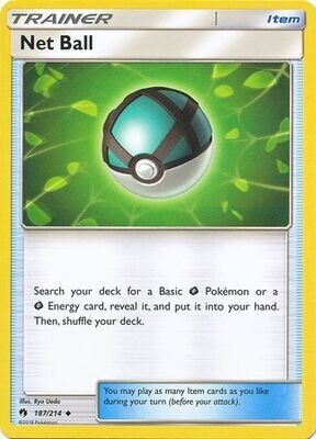 Net Ball - 187/214 - Uncommon Sun &amp; Moon: Lost Thunder Singles