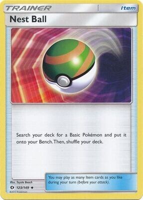 Nest Ball - 123/149 - Uncommon Sun &amp; Moon (Base Set) Singles
