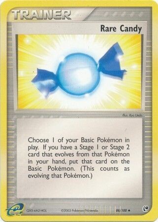 Rare Candy - 88/100 - Uncommon
Ex Sandstorm Singles