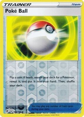 Poke Ball - 164/192 - Uncommon Reverse Holo
Sword &amp; Shield: Rebel Clash Reverse Holo Singles