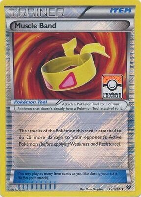 Muscle Band - 121/146 - League Promo
Pokemon Championship/League/Organized Play Promos
