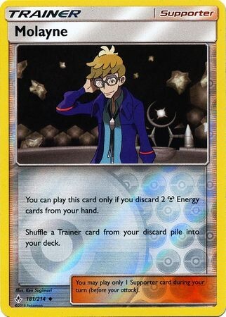 Molayne - 181/214 - Uncommon Reverse Holo
Sun &amp; Moon: Unbroken Bonds Reverse Holo Singles