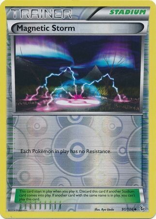 Magnetic Storm - 91/106 - Uncommon Reverse Holo
XY: Flashfire Reverse Holo Singles
