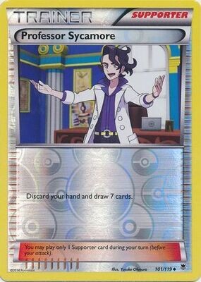 Professor Sycamore - 101/119 - Uncommon Reverse Holo
XY: Phantom Forces Reverse Holo Singles