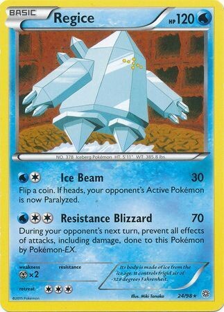 Regice - 24/98 - Rare
XY: Ancient Origins Singles