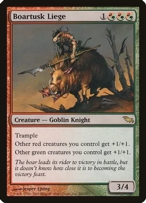 Boartusk Liege - Shadowmoor (SHM)
Shadowmoor All versions (Danado)