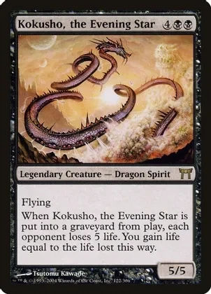 Kokusho, the Evening Star - Champions of Kamigawa (CHK)
Champions of Kamigawa