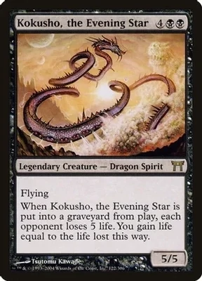 Kokusho, the Evening Star - Champions of Kamigawa (CHK)
Champions of Kamigawa