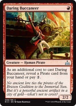 Daring Buccaneer 098/196
Rivals of Ixalan Singles