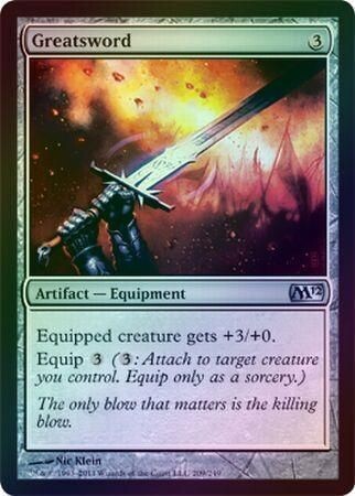 Greatsword 209/249 - Foil Magic 2012 (M12) Foil Singles