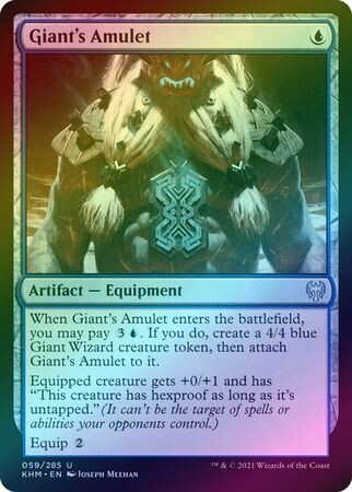 Giant&#39;s Amulet 059/285 - Foil
Kaldheim Foil Singles
