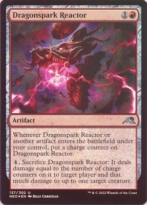 Dragonspark Reactor 137/302 -  Kamigawa Neon Dynasty  Singles (espanol)
