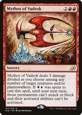 Mythos of Vadrok 127/274 - Silver Stamped
Ikoria Silver Stamped Non Foil Singles(Español)