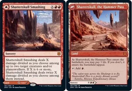 Shatterskull Smashing | Shatterskull the Hammer Pass 161/280
Zendikar Rising Singles