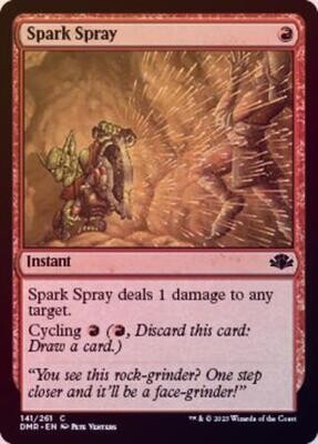 Spark Spray 141/261 - Foil Dominaria Remastered Foil Singles