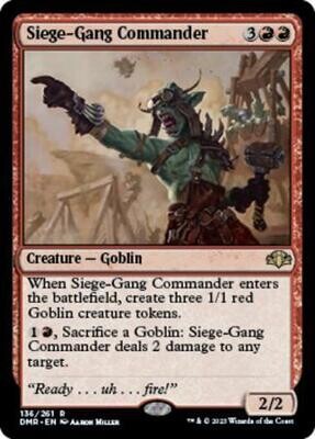 Siege-Gang Commander 136/261 Dominaria Remastered Singles