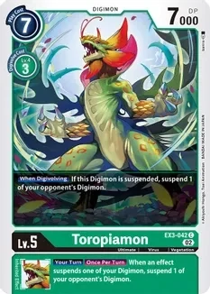 GA Toropiamon - Draconic Roar (EX03)
Draconic Roar
