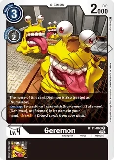 Geremon - Dimensional Phase (BT11) Dimensional Phase