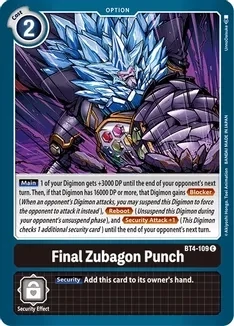 GA Final Zubagon Punch - Great Legend (BT04)
Great Legend