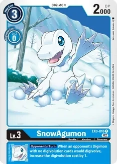 GA SnowAgumon - Draconic Roar (EX03)
Draconic Roar