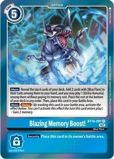 GA Blazing Memory Boost! - Xros Encounter (BT10)
Xros Encounter