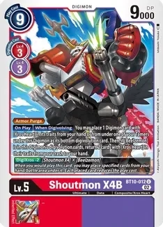 Shoutmon X4B - Xros Encounter (BT10) Xros Encounter