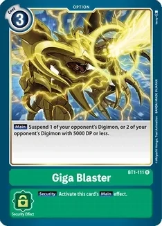 GA Giga Blaster - Release Special Booster (BT01-03)
Release Special Booster