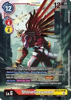 ShineGreymon - Versus Royal Knights (BT13) Versus Royal Knights