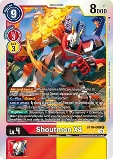 GA Shoutmon X4 - Xros Encounter (BT10)
Xros Encounter