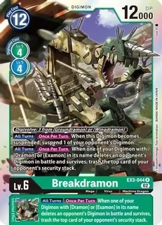 GA Breakdramon - Draconic Roar (EX03)
Draconic Roar