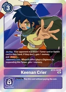 Keenan Crier - Versus Royal Knights (BT13) Versus Royal Knights