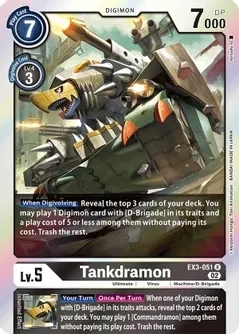 Tankdramon - Draconic Roar (EX03)
Draconic Roar Foil