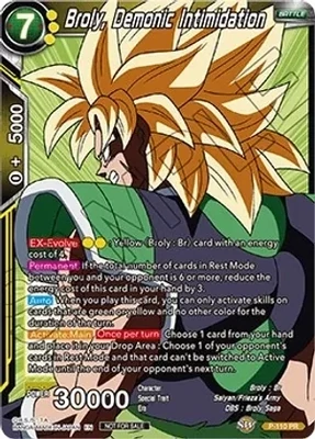 Broly, Demonic Intimidation (Broly Pack Vol. 3) - Promotion Cards (PR) Promotion Cards