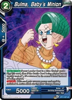 Bulma, Baby&#39;s Minion - Vermilion Bloodline (DBS-B11)
Vermilion Bloodline Foil
