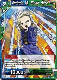 Android 18, Bionic Blitz - Universal Onslaught (DBS-B09)
Universal Onslaught