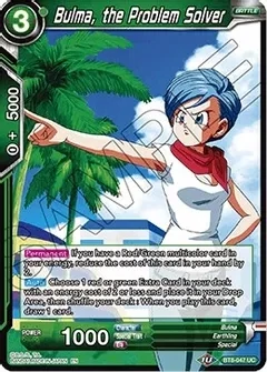 Bulma, the Problem Solver - Malicious Machinations (DBS-B08)
Malicious Machinations