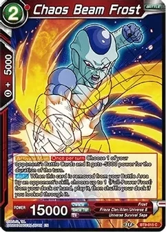 Chaos Beam Frost - Universal Onslaught (DBS-B09) Universal Onslaught