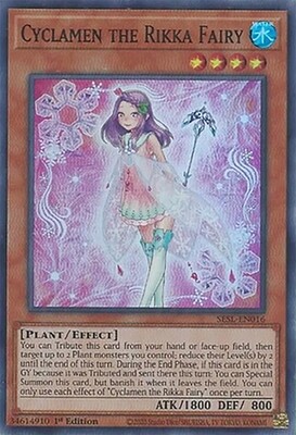 Cyclamen the Rikka Fairy - SESL-EN016 - Super Rare 1st Edition Secret Slayers Singles