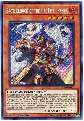 Brotherhood of the Fire Fist - Panda - FIGA-EN013 - Secret Rare 1st Edition
Fists of the Gadgets Singles