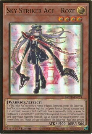 Sky Striker Ace - Roze - MGED-EN021 - Premium Gold Rare 1st Edition
Maximum Gold El Dorado 1st Edition Singles (Espanol)