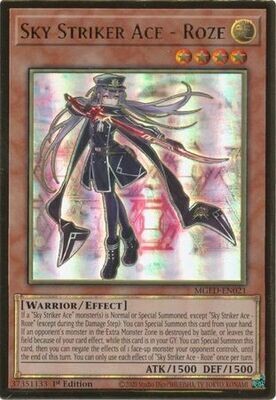 Sky Striker Ace - Roze - MGED-EN021 - Premium Gold Rare 1st Edition
Maximum Gold El Dorado 1st Edition Singles (Espanol)